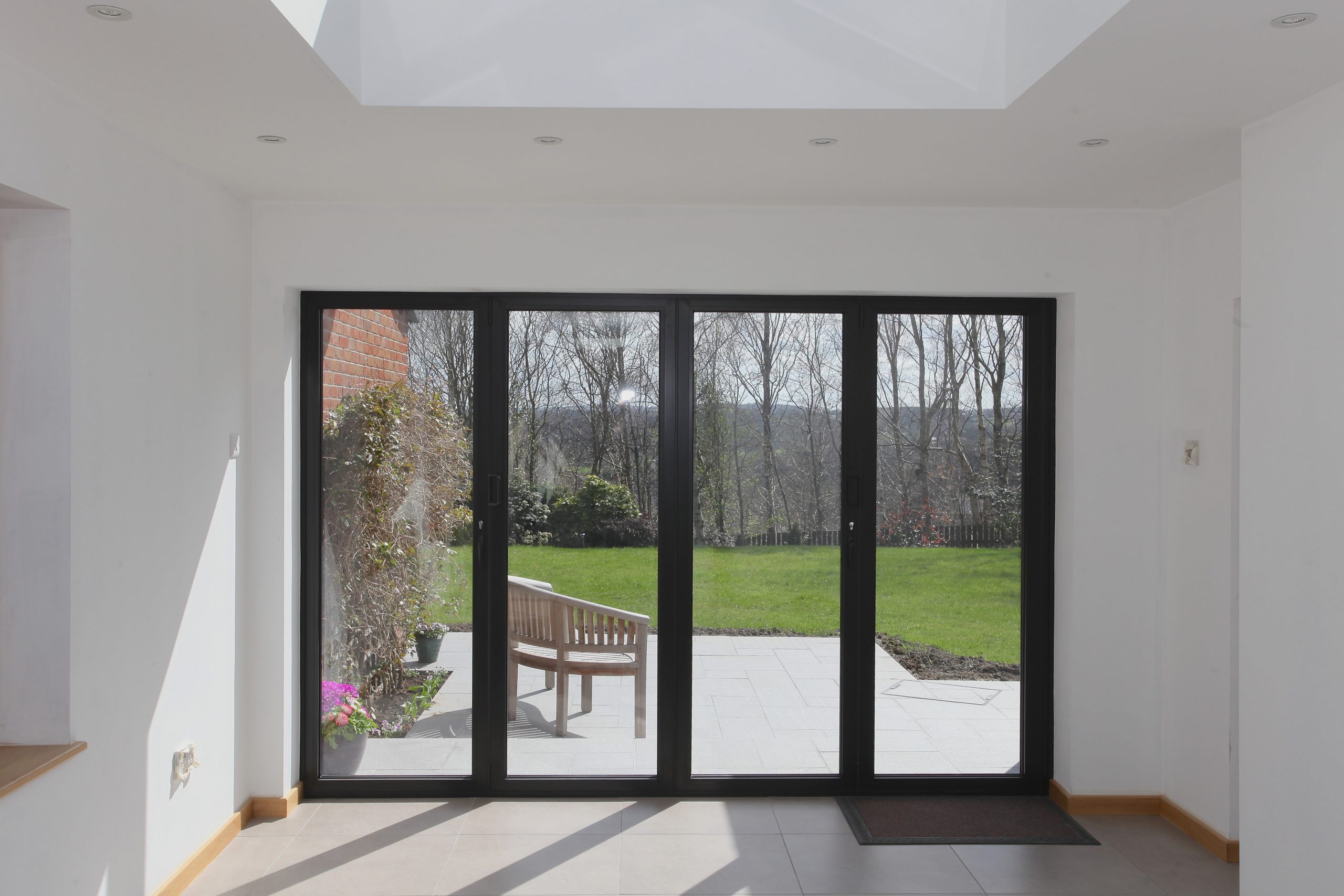 4 panel bifold doors by Now Aluminium