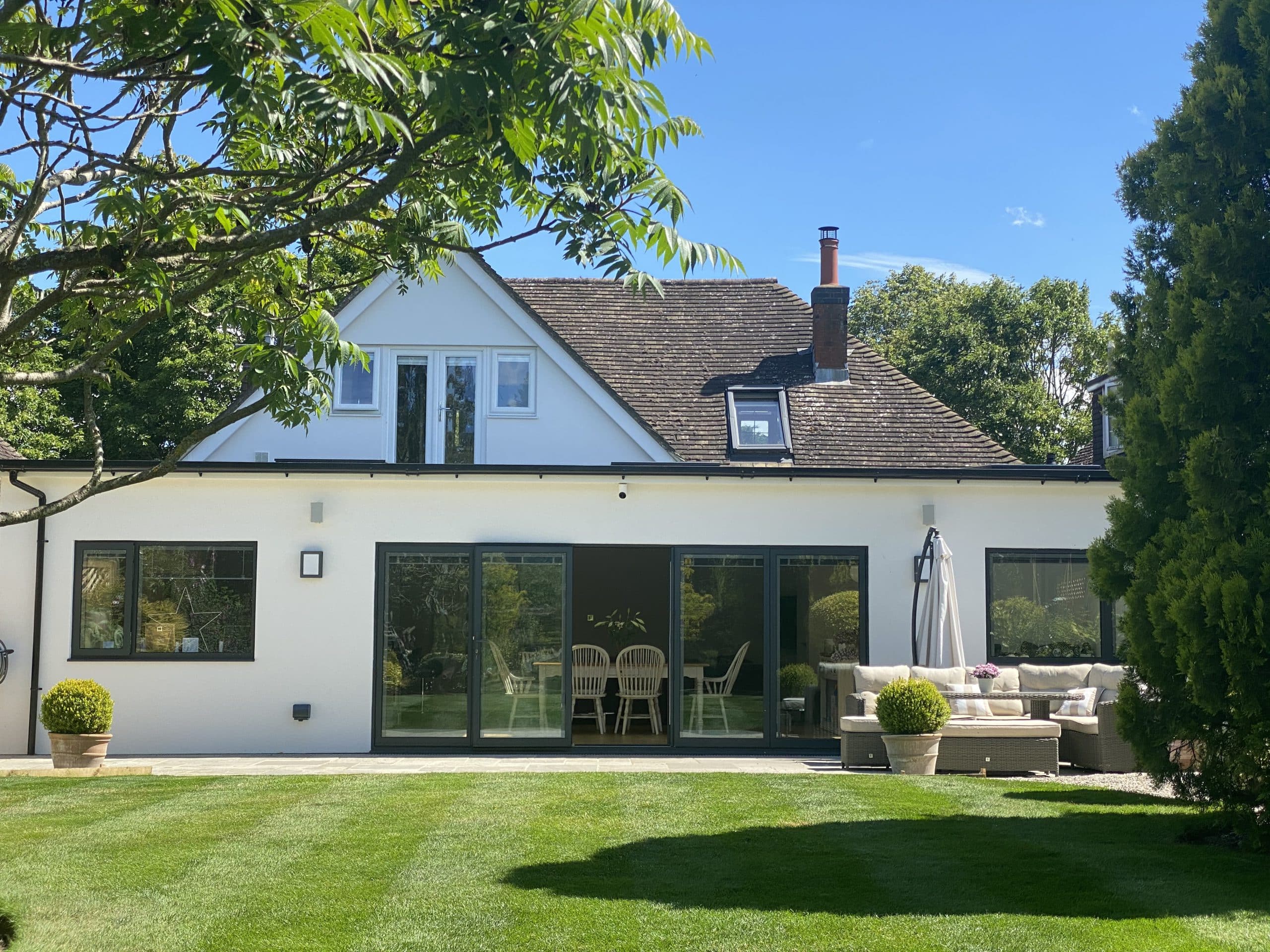 5 leaf bifold doors by Now Aluminium