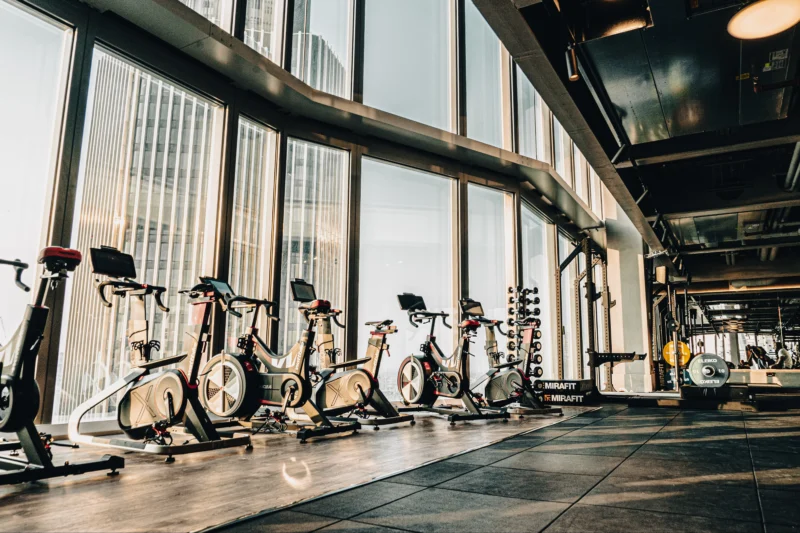 A beautiful view from the BXR London gym