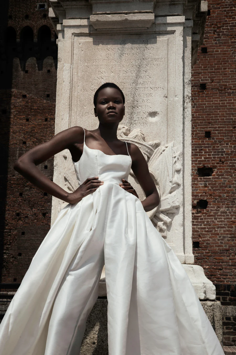 Lily Phellera dress modelled