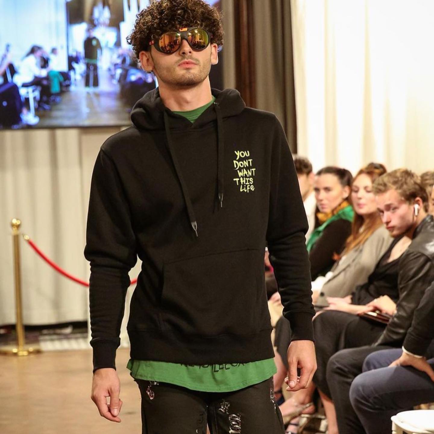 You Dont Want This Life hoodie in black